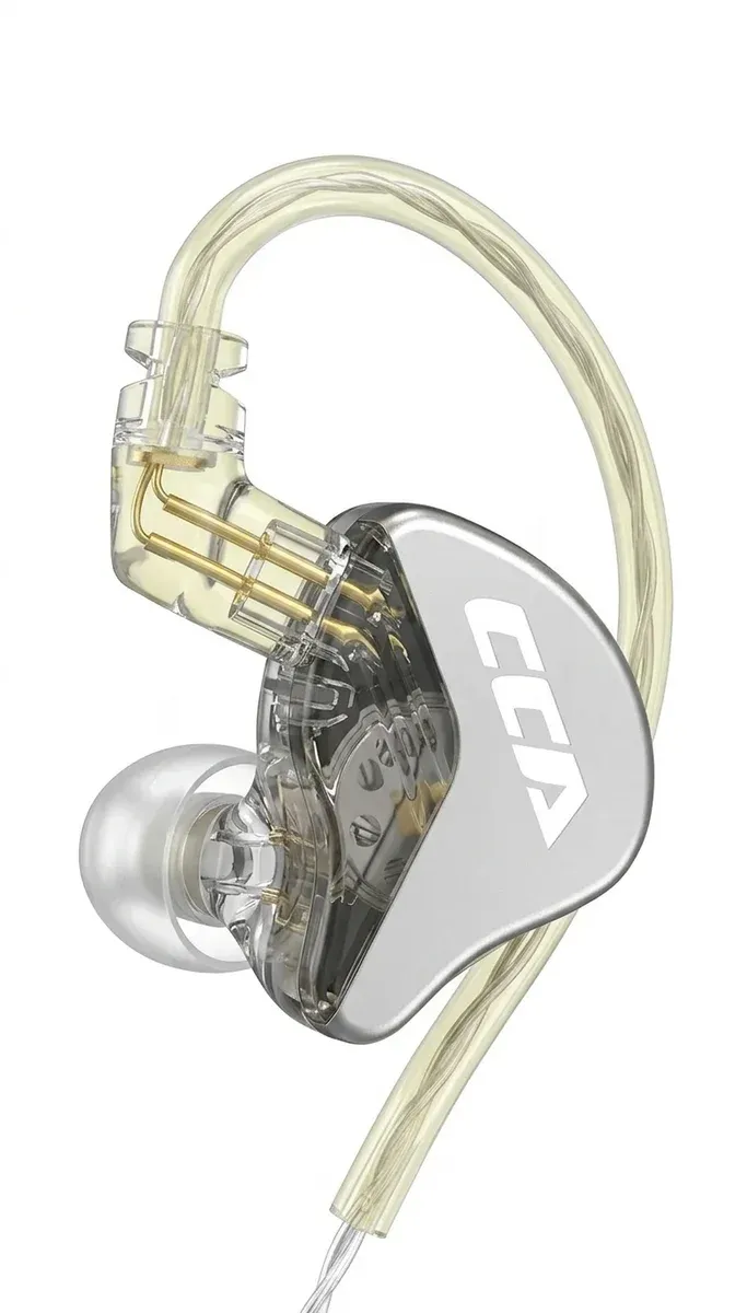 CCA CRA 실버 유선 인이어 이어폰