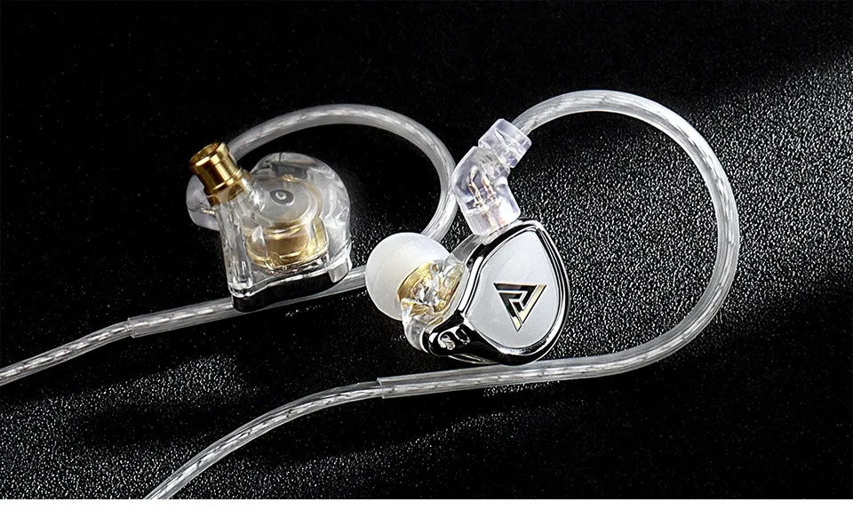 KZ QKZ A2 QDC 3.5mm 은도금 교체용 이어폰 케이블