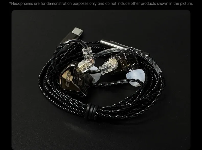 KZ JT2 C핀 USB-C 교체용 이어폰 케이블