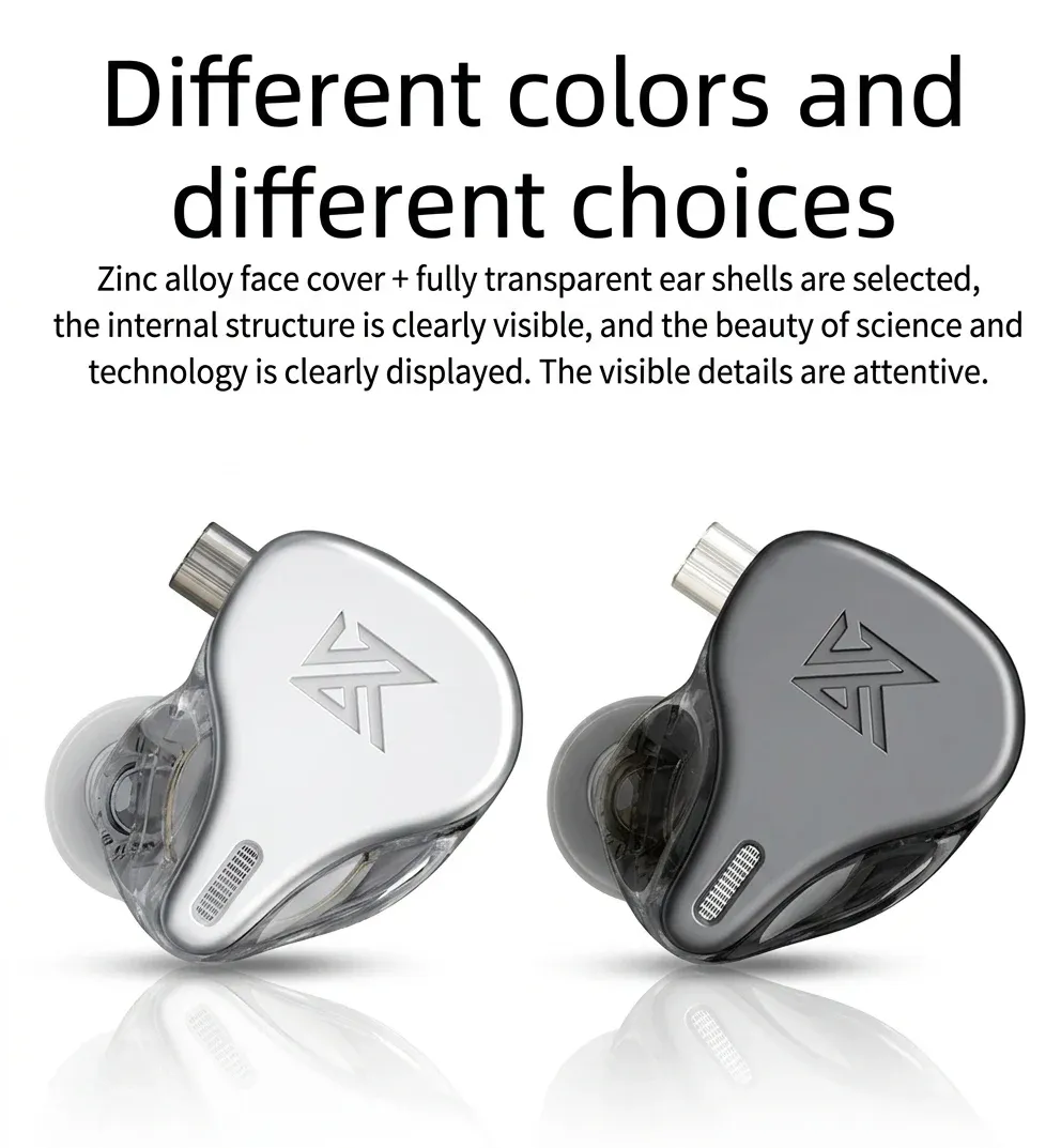 KZ DQ6 유선 인이어 이어폰 스튜디오 사진