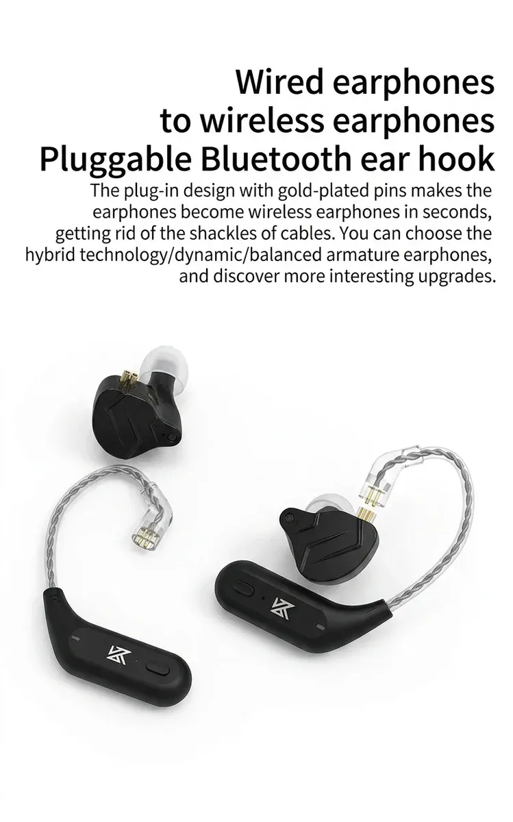 KZ AZ09 블루투스 무선 이어후크 케이블