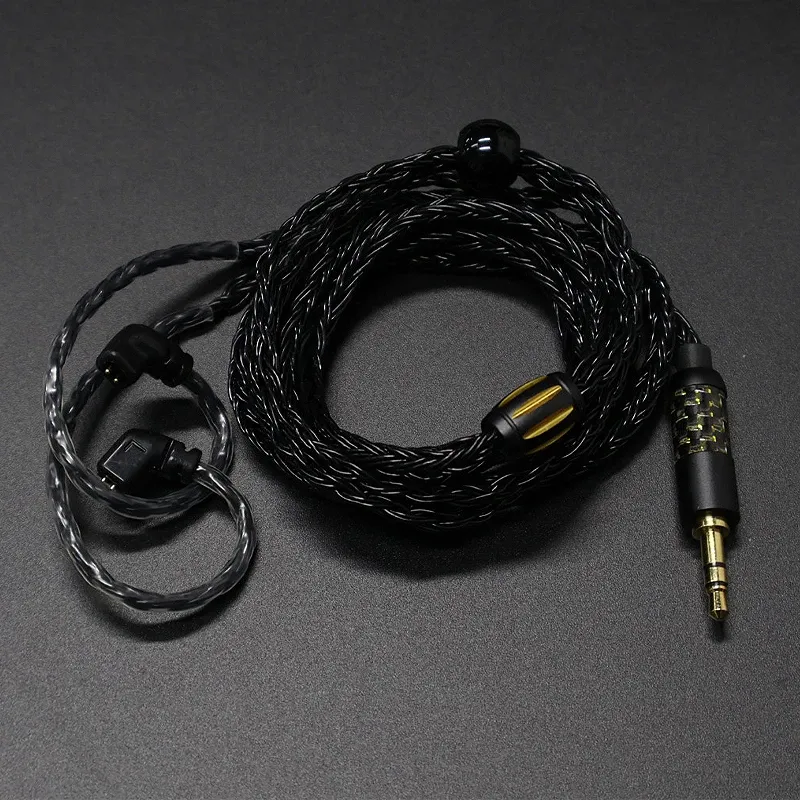 KZ용 ND 은도금 브레이드 0.75~0.78mm 2핀 업그레이드 케이블