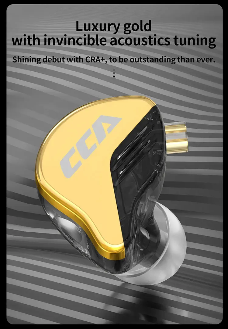 KZ CRA+ 귀걸이형 유선 하이파이 모니터 이어폰