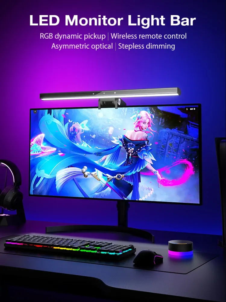 블리츠울프 BW-CML6 RGB 무선 원격 모니터 라이트바