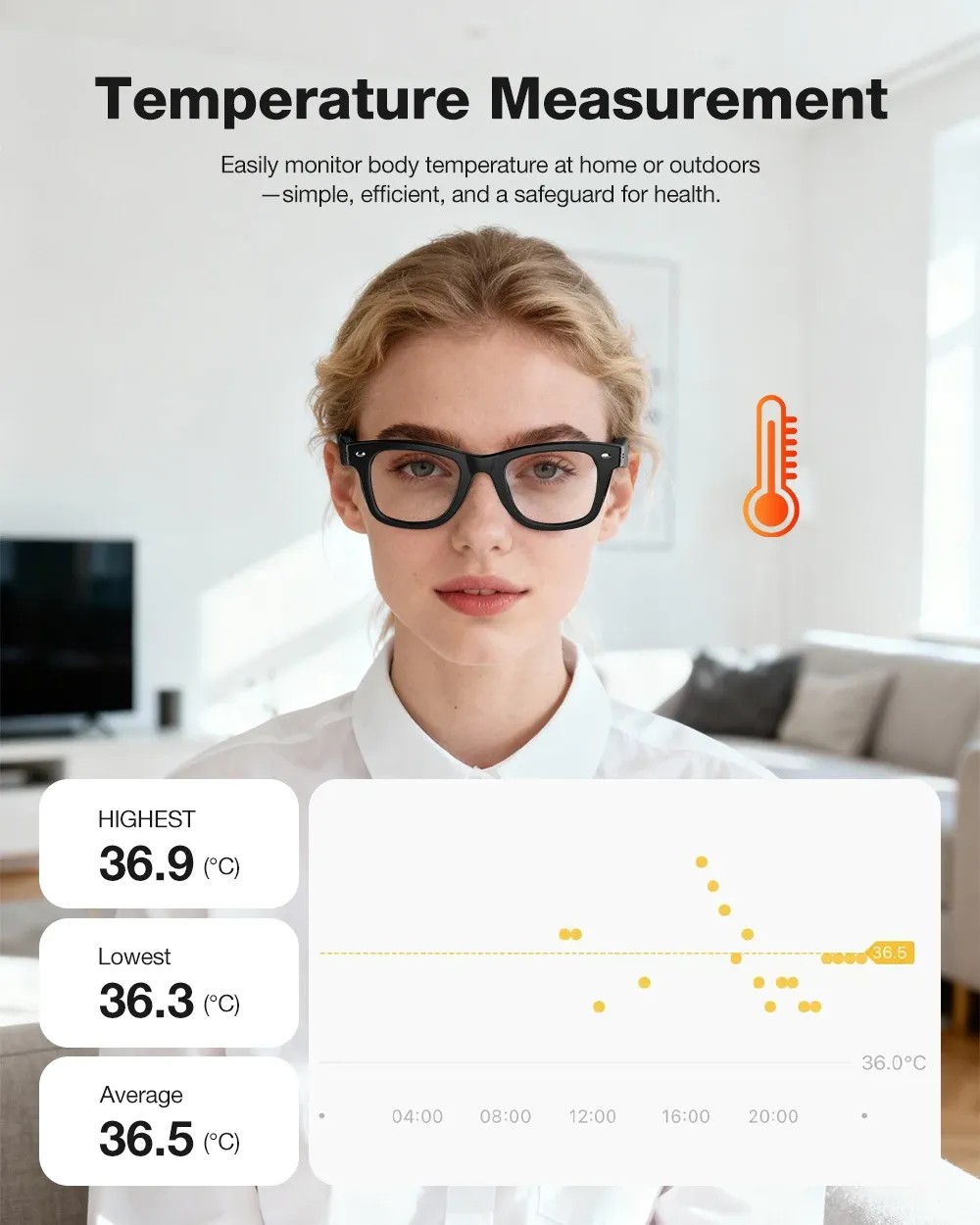 블리츠울프 BW-AG1 AI 번역 스마트 오디오 안경