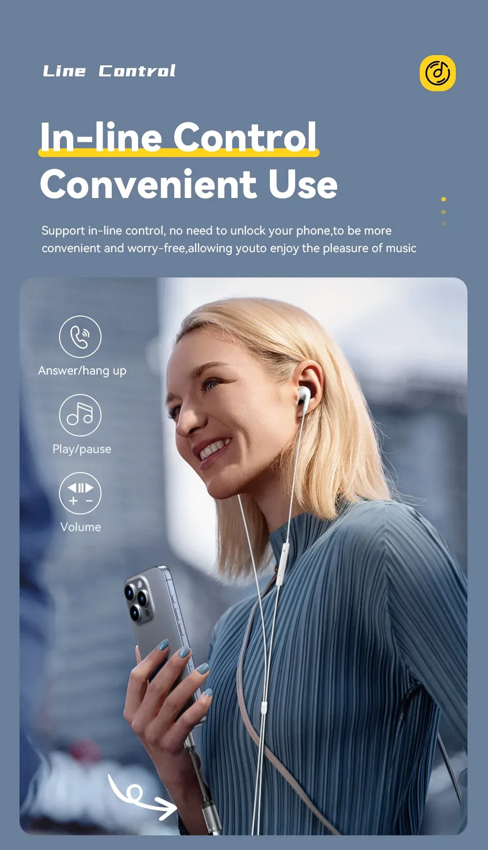 Essager Type-C to 라이트닝 오디오 어댑터 케이블