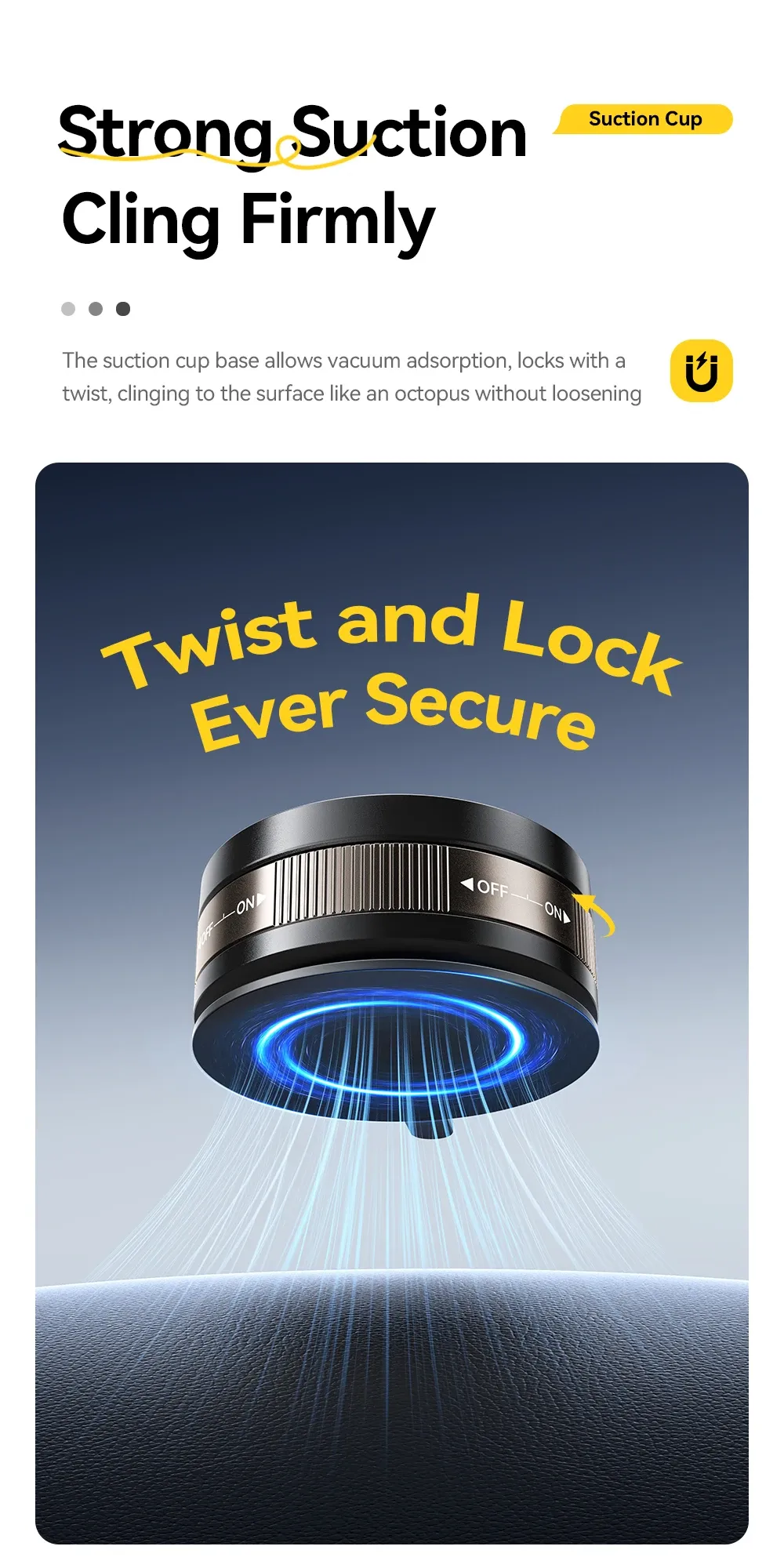 에사저 자석식 흡착 거치대형 휴대폰 스탠드