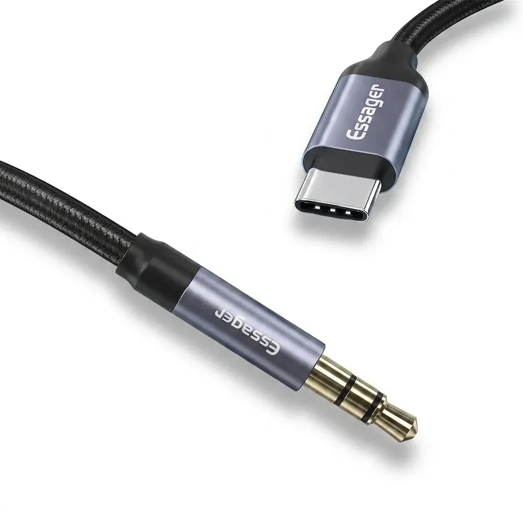 에사저 USB-C 3.5mm 오디오 어댑터 케이블