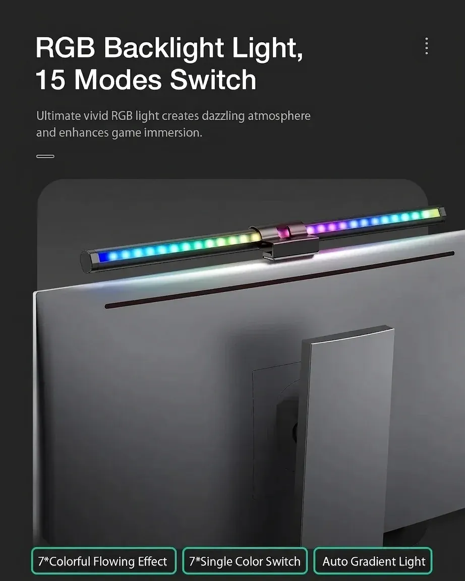 블리츠울프 RGB 모니터 라이트 바