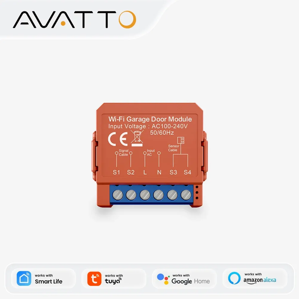 투야 호환 WiFi 스마트 차고문 원격 제어 모듈 GDS16