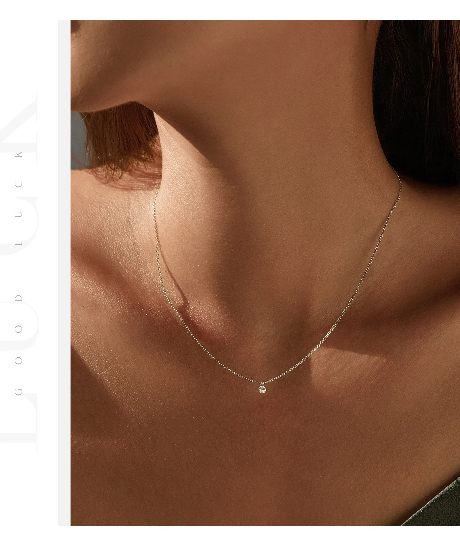 MODIAN VVS1 모이사나이트 925 실버 라운드 펜던트 목걸이