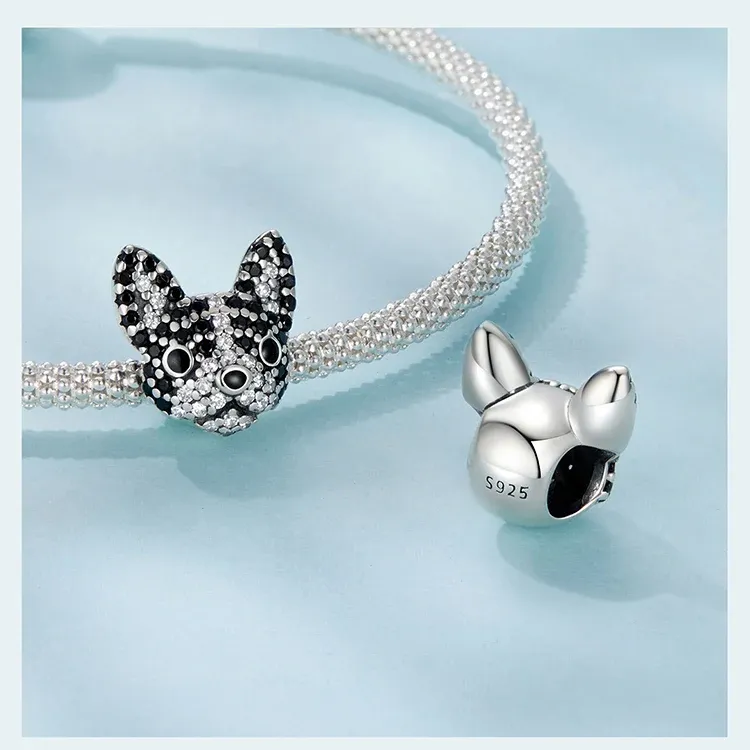 WOSTU 925 실버 반려견 참 펜던트