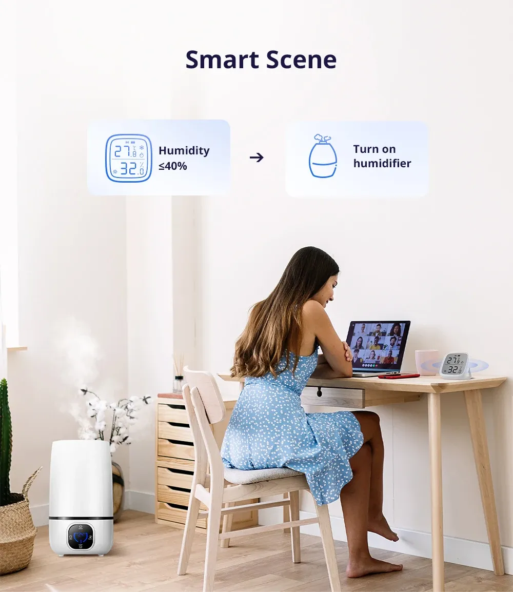 SONOFF SNZB-02D 지그비 LCD 온습도 센서