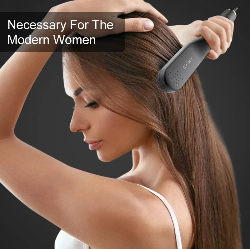 ANLAN 남성 수염·헤어 스트레이트닝 브러시