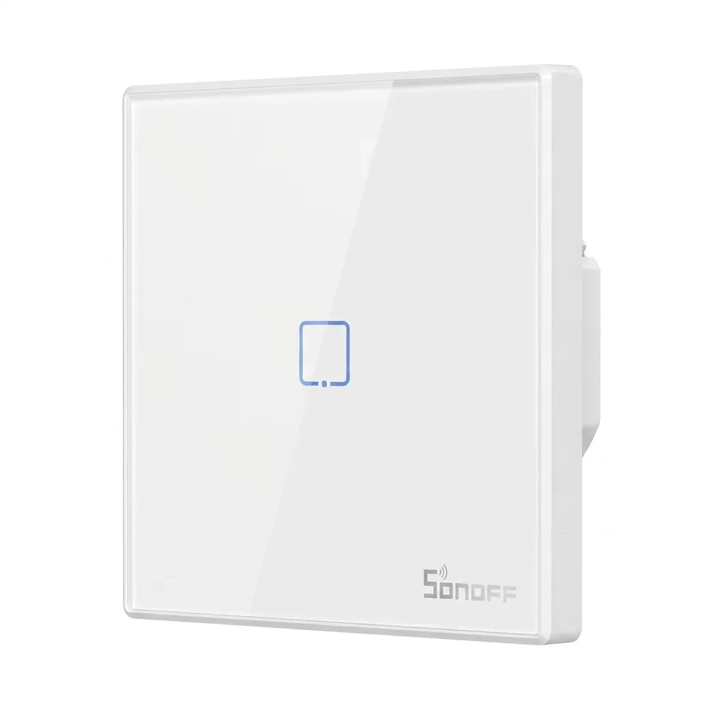 SONOFF 스마트 터치 벽스위치 화이트 정면