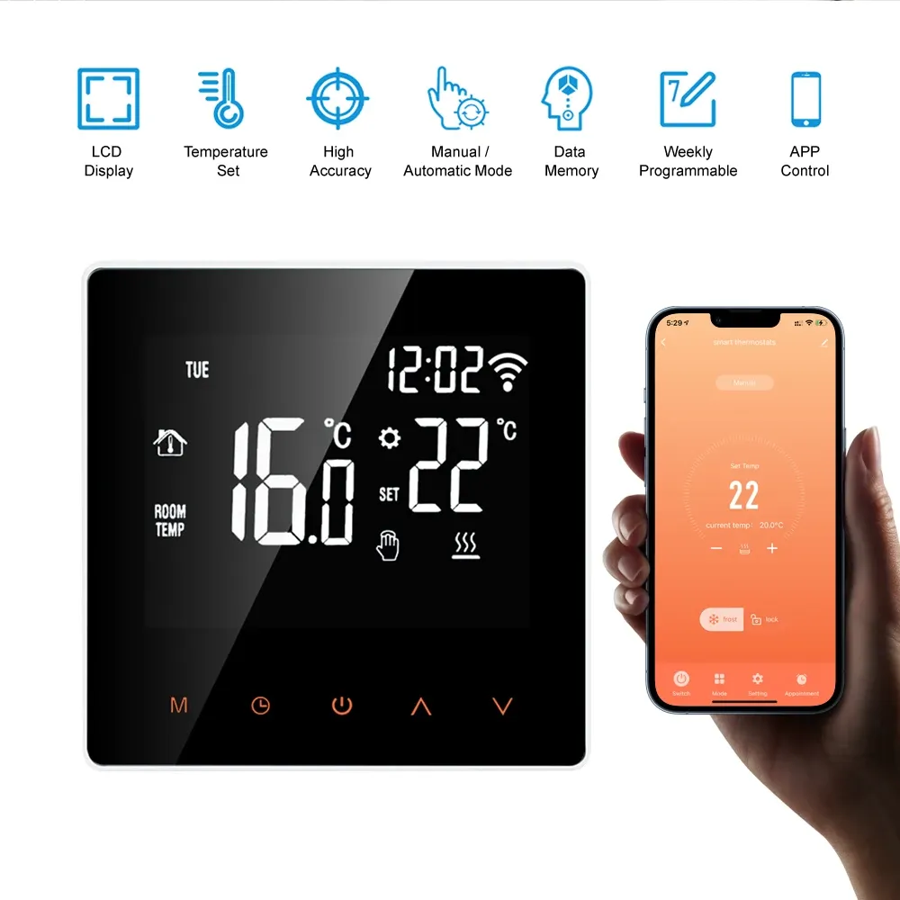 AVATTO Tuya WiFi 바닥난방·보일러 원격 온도조절기 WT81
