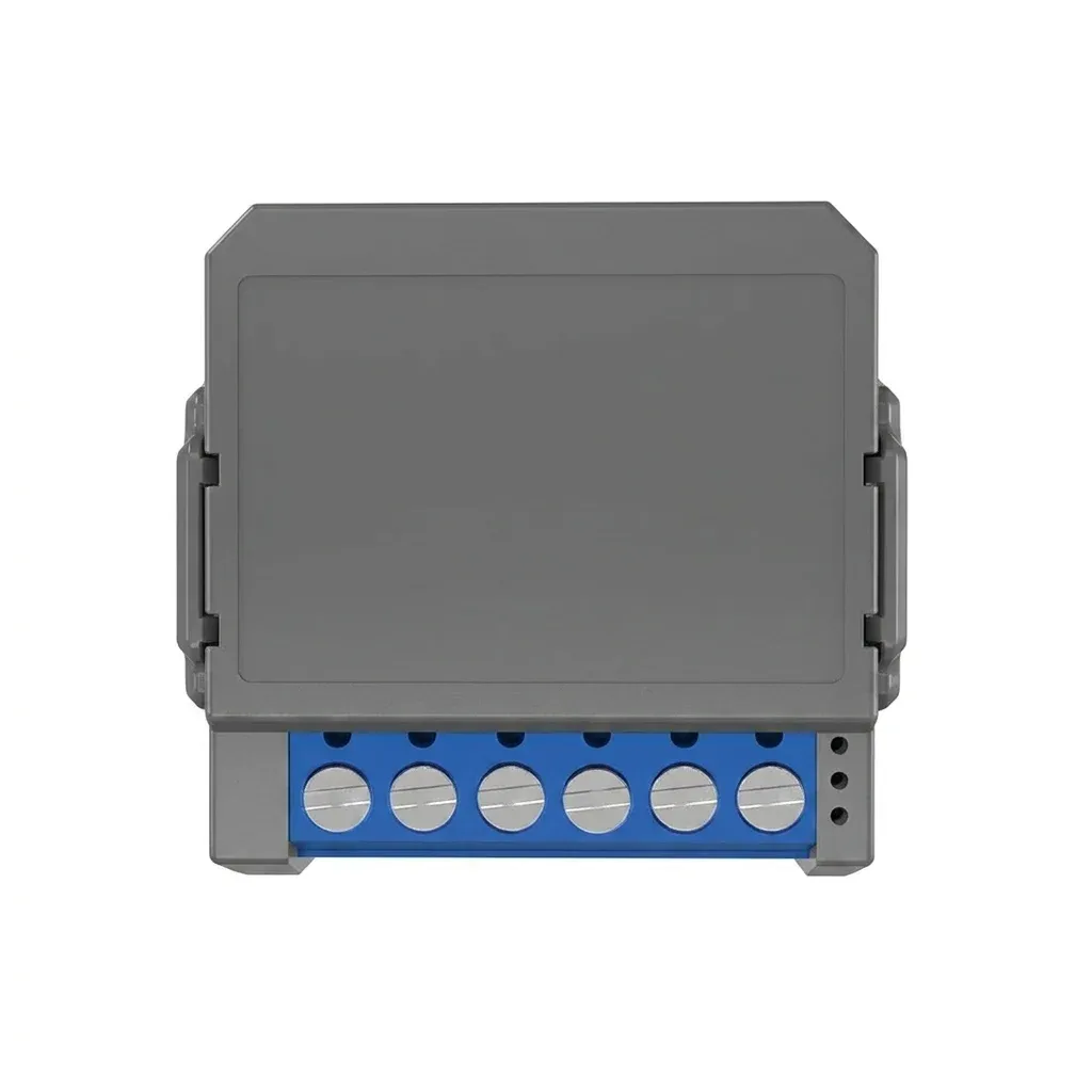 회색 스마트 커튼 제어 모듈 정면