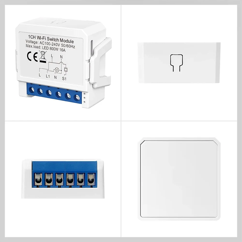 AVATTO 투야 WiFi 미니 스마트 조명 스위치 모듈 1~4구