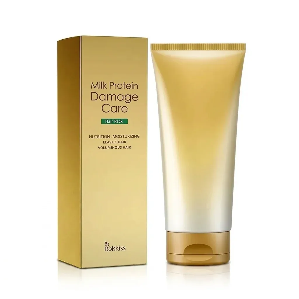 록키스 헤어팩 튜브와 박스 스튜디오 사진