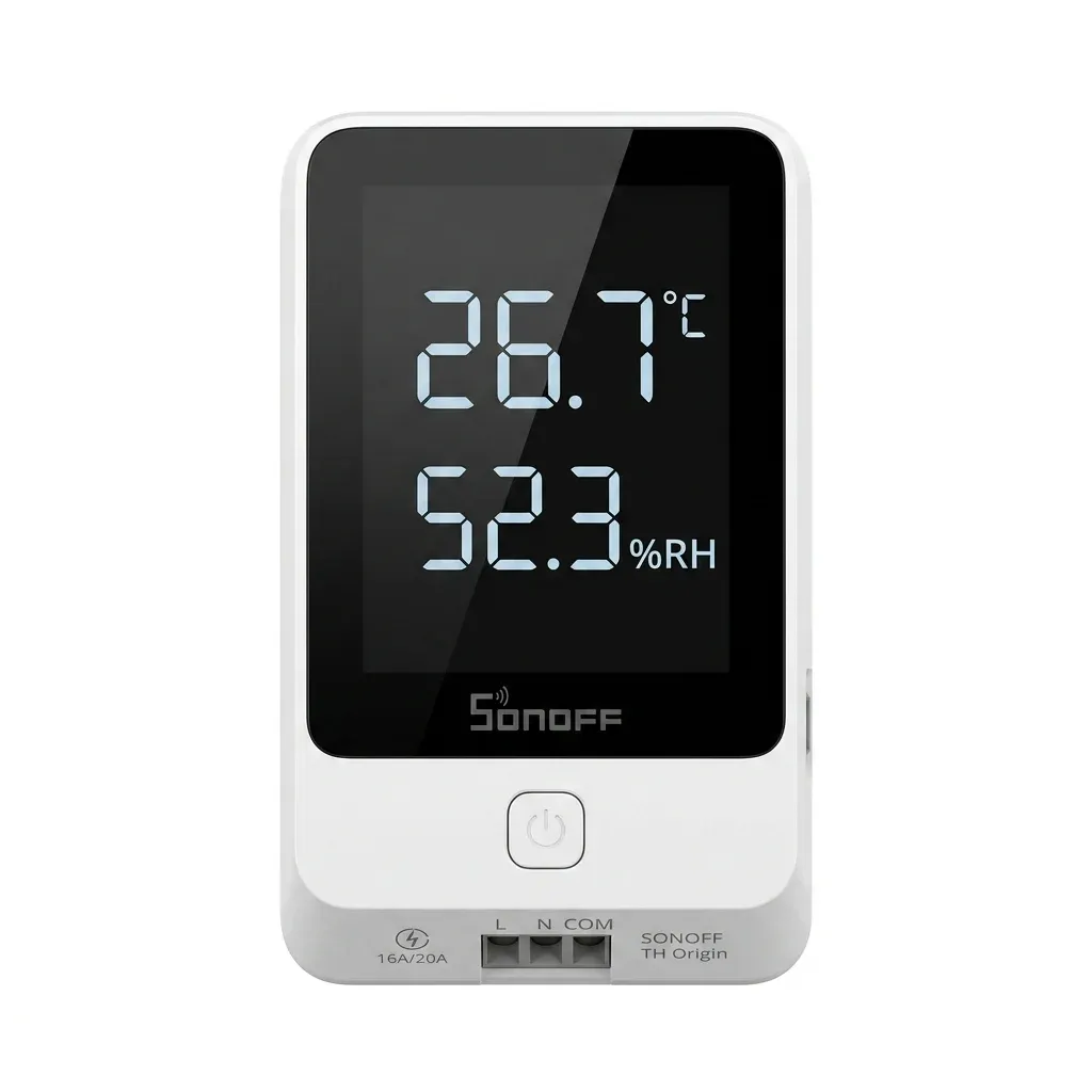 SONOFF 스마트 온습도 릴레이 스위치 정면
