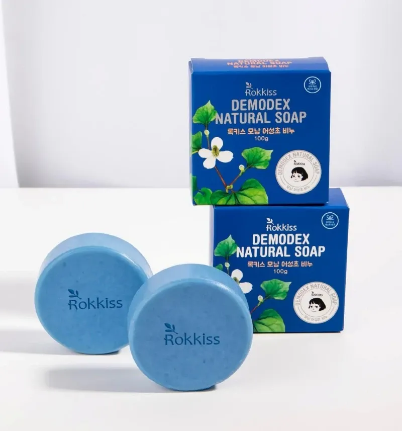 록키스 모낭 어성초 클렌징 비누 100g