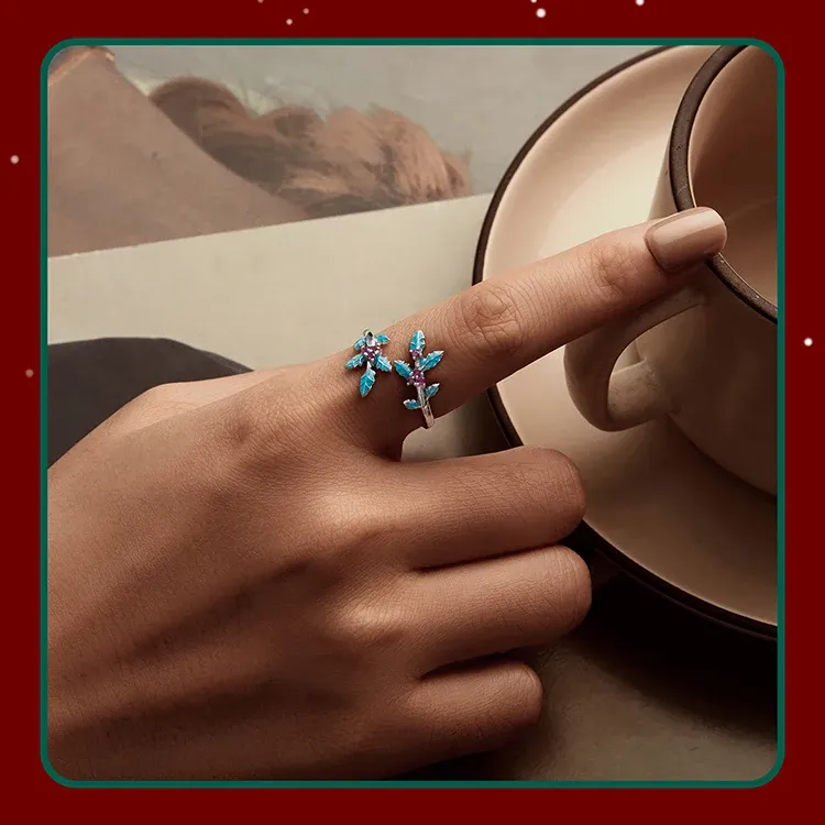 바모어 925 실버 크리스마스 오픈링