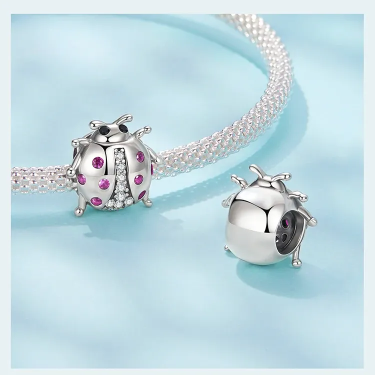 바모어 925 실버 팬더·럭키 참 펜던트