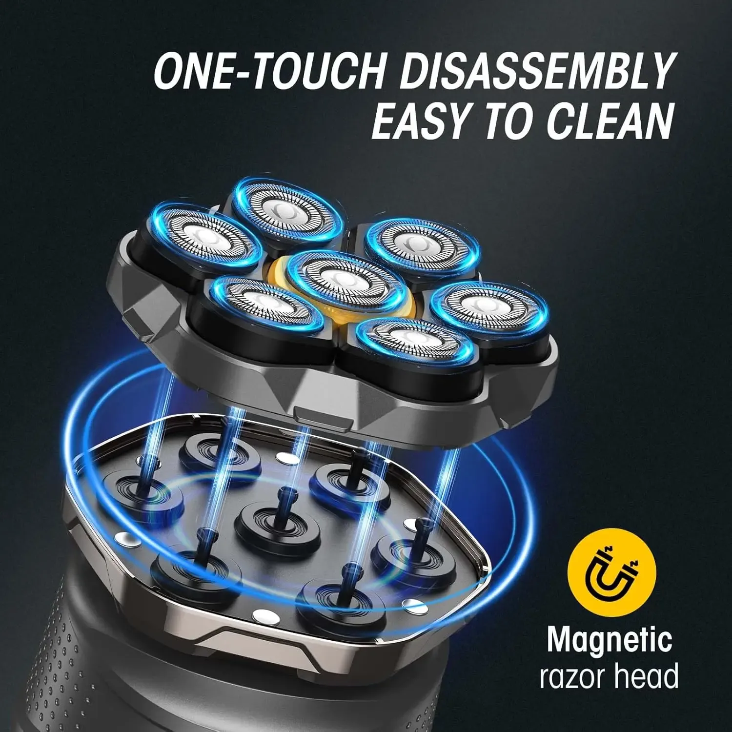 7D 마그네틱 플로팅 헤드 전기면도기