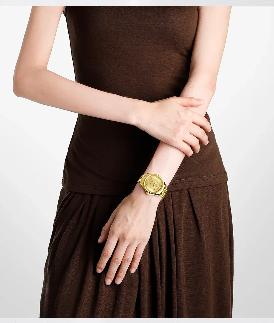 네비포스 NF5067 여성용 스테인리스 쿼츠 시계