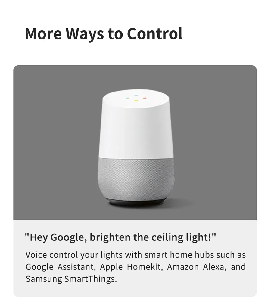 예라이트 글로벌 버전 스마트 초슬림 천장조명 RGB Wi‑Fi 디밍형