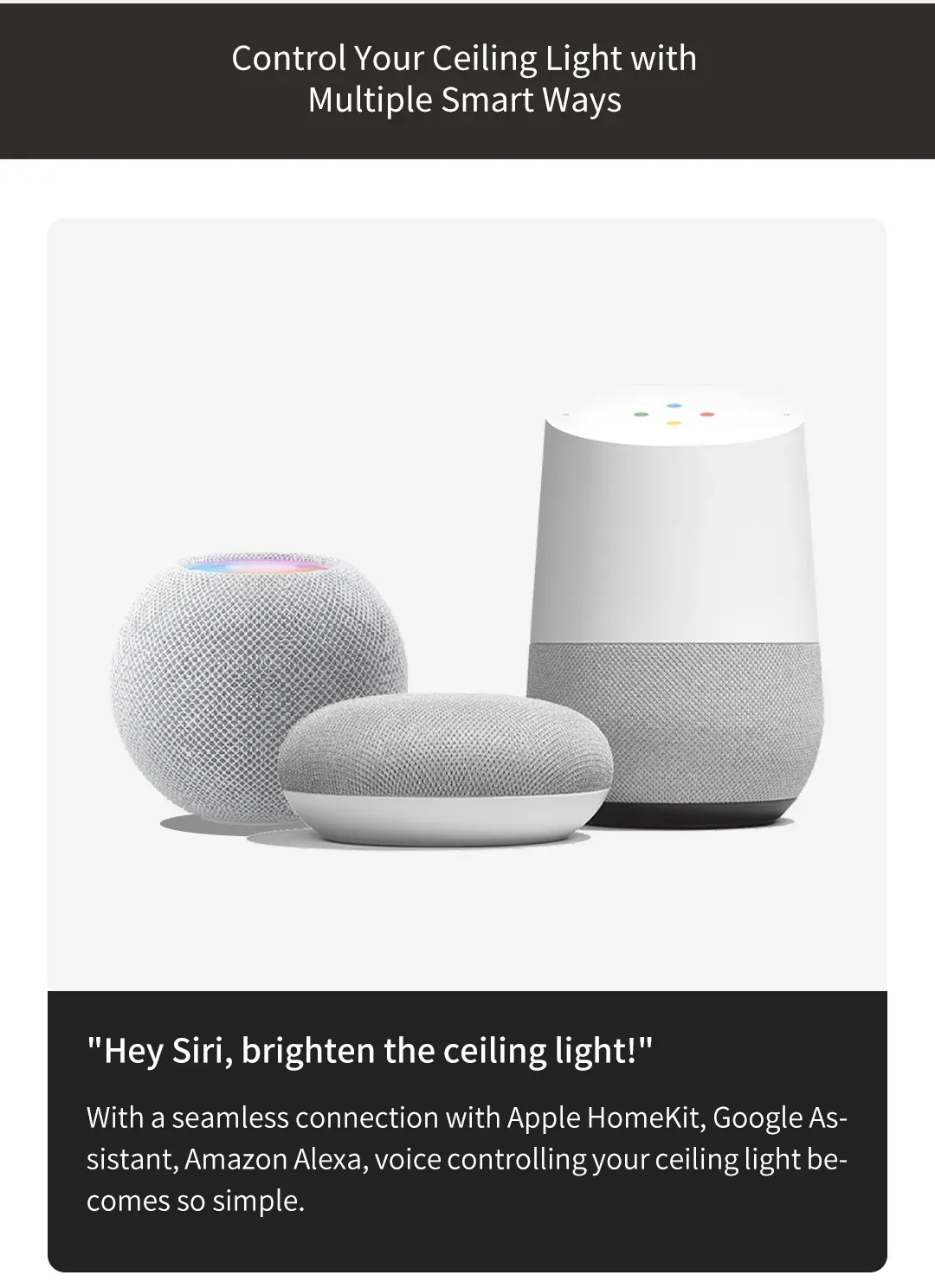 예라이트 글로벌 버전 스마트 천장조명 PRO Wi‑Fi 홈킷 디밍형