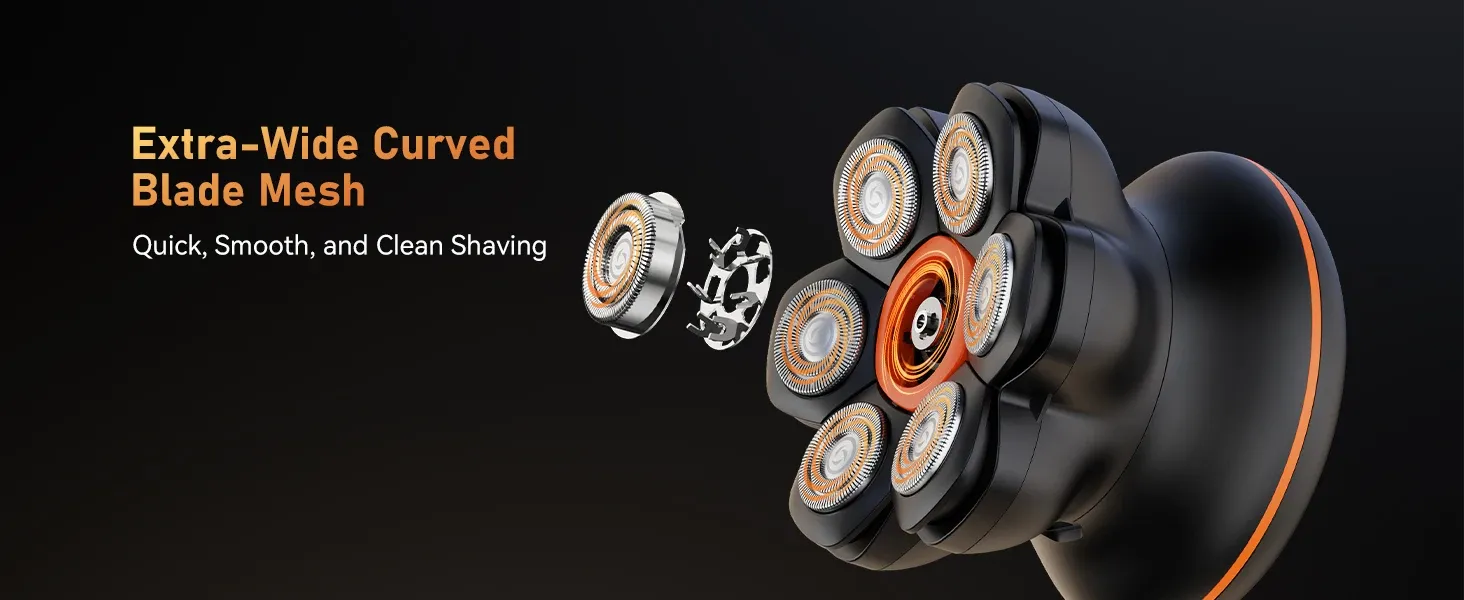 MAXGROOM 7D 방수 두피 전기면도기