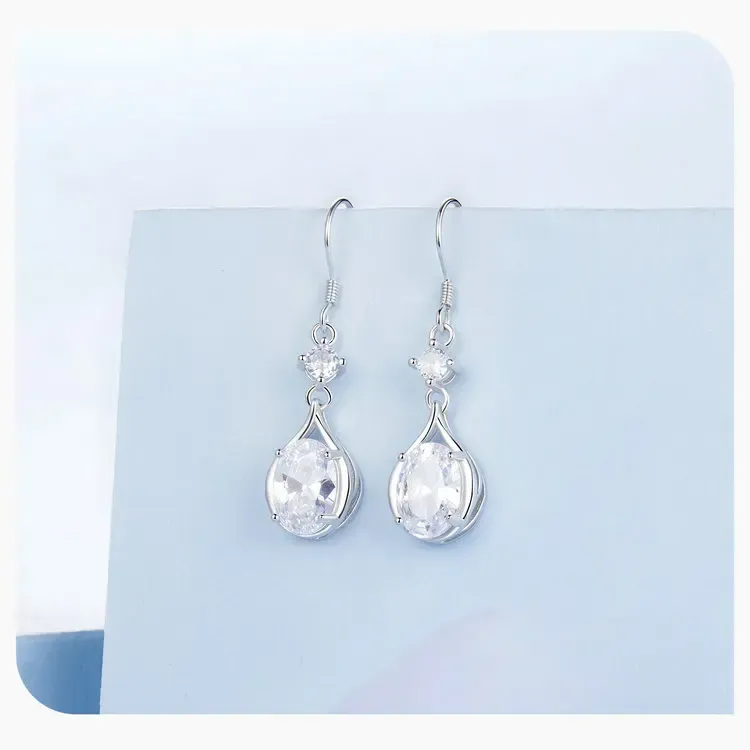 바모어 925 스털링 실버 물방울 주얼리 세트