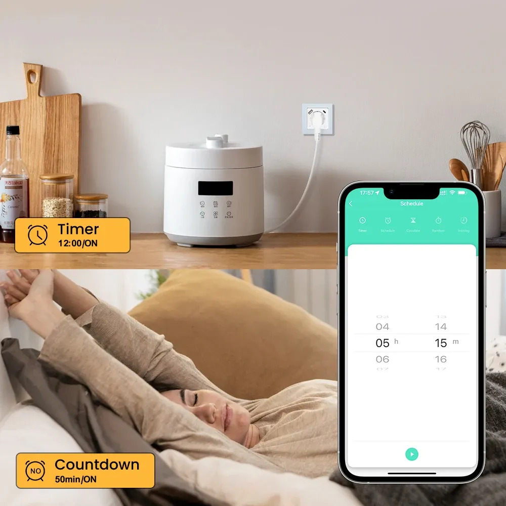 AVATTO 투야 와이파이 스마트 벽면 콘센트 PD20W 에너지 모니터링형