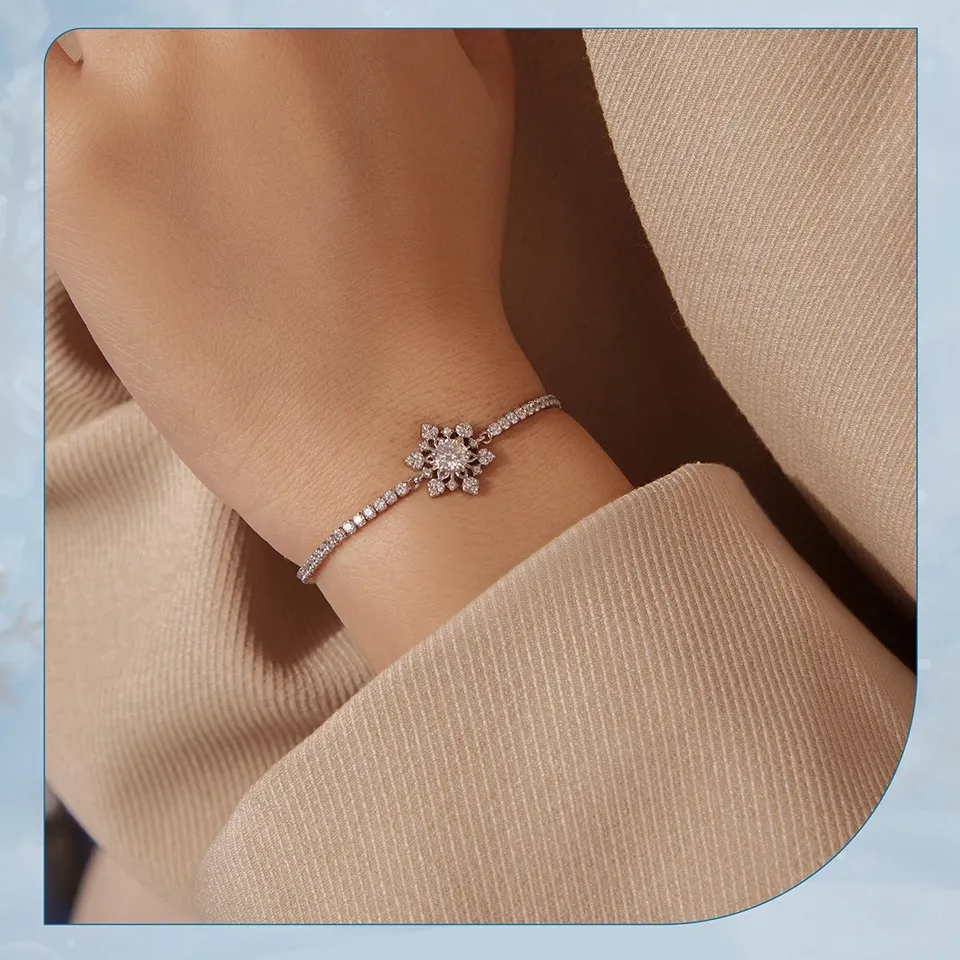 바모어 아이스 플라워 925 실버 주얼리 세트