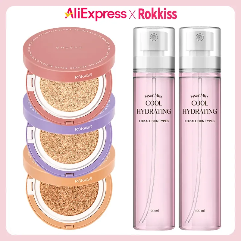 록키스 스머시 쿠션과 쿨 하이드레이팅 픽서 미스트 세트