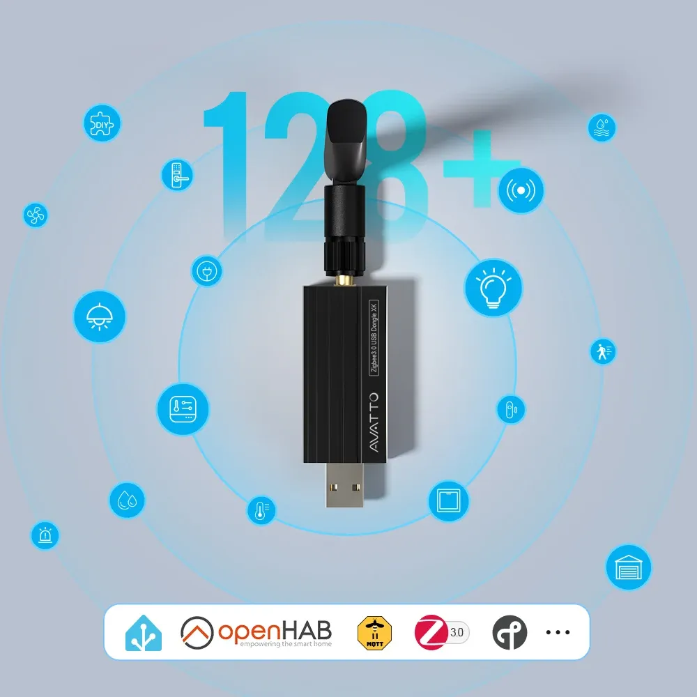 AVATTO 지그비·스레드 USB 동글 플러스 범용 스마트홈 허브