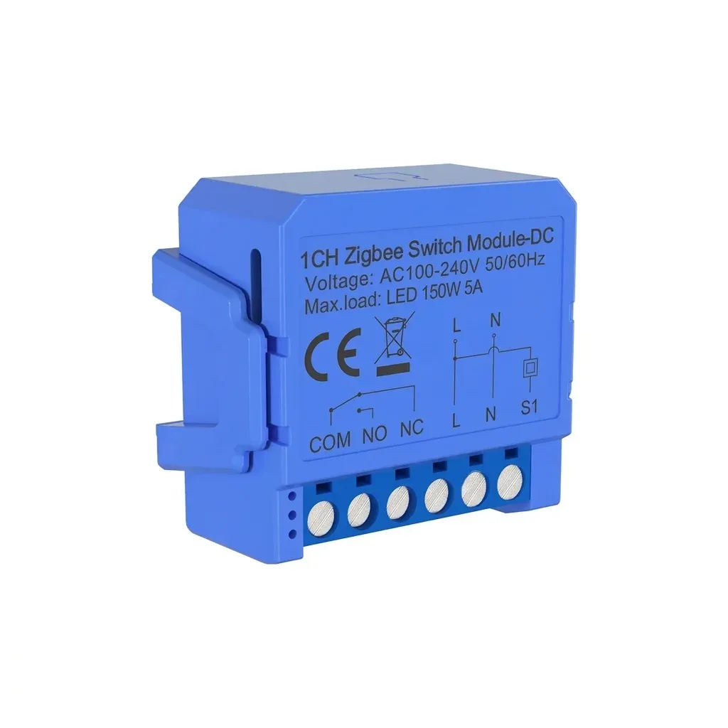 블루 지그비 스마트 릴레이 모듈 정면