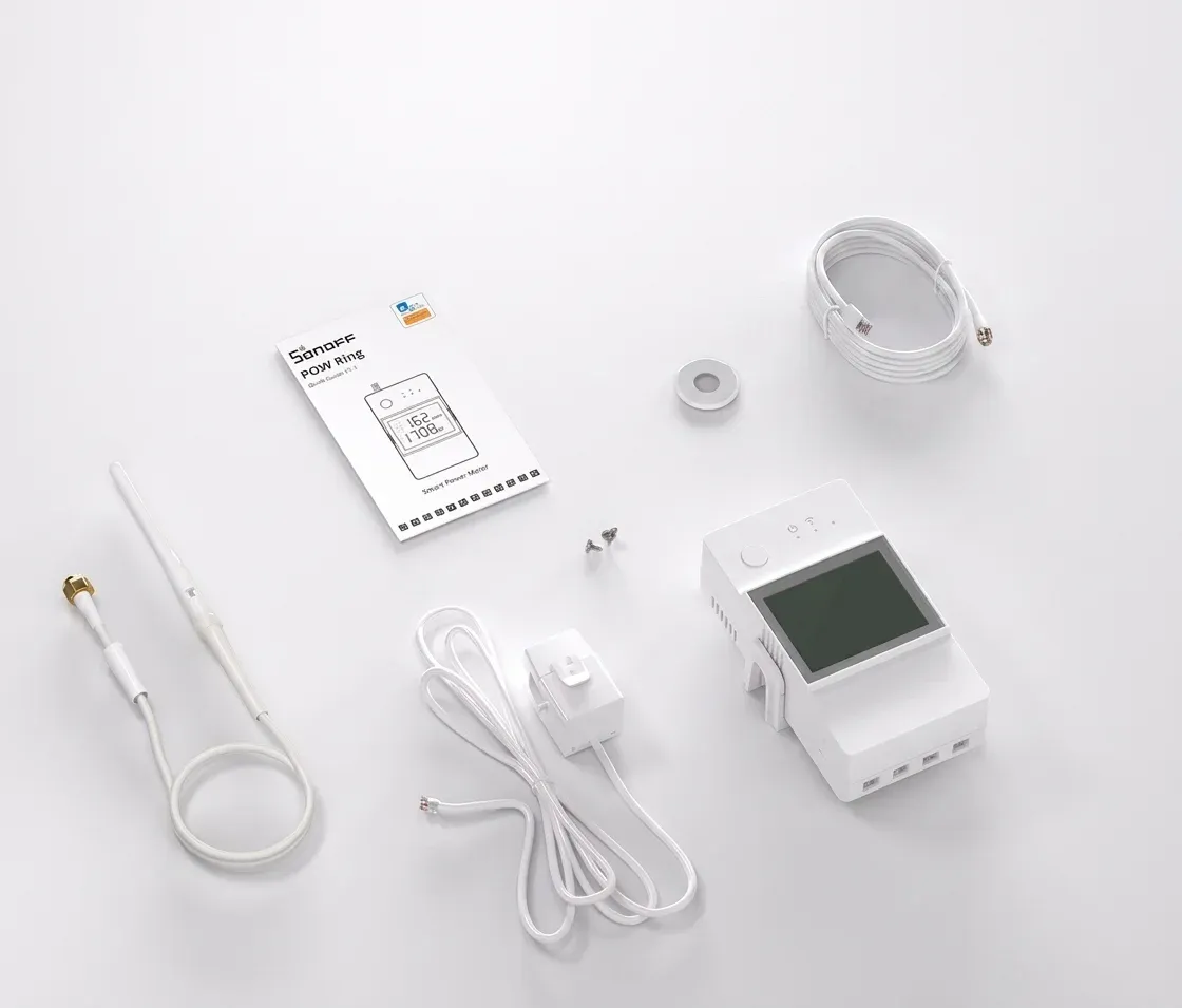 מד כוח חכם SONOFF עם טבעת זרם