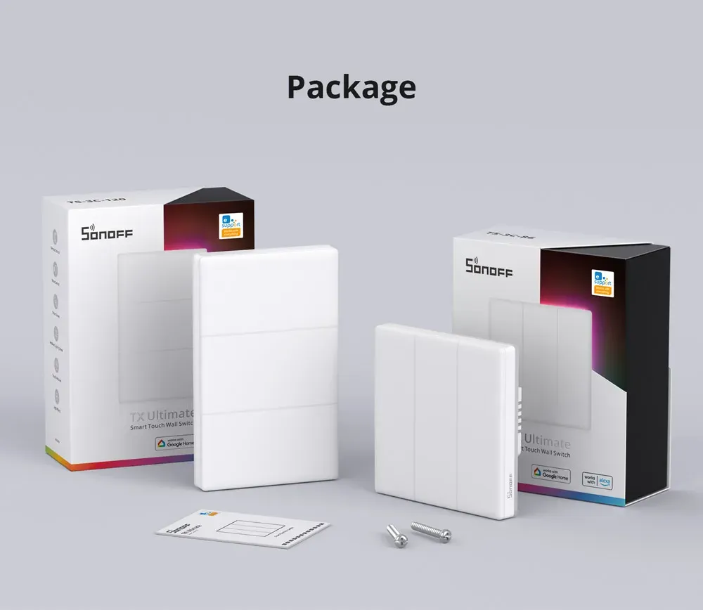 SONOFF T5-120 스마트 벽스위치 교체형 커버 모델