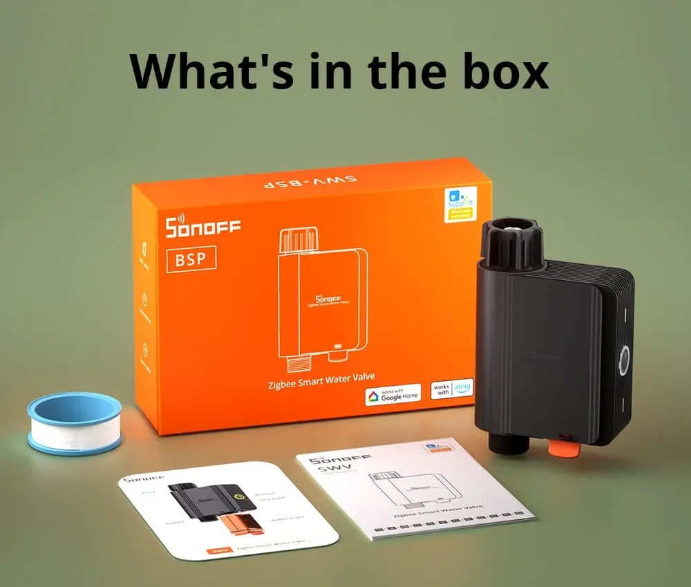 SONOFF SWV 지그비 3.0 스마트 관개 워터 밸브