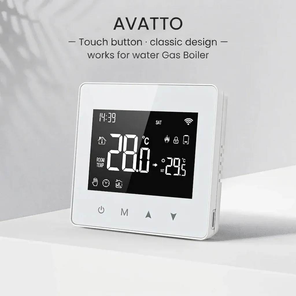 투야 스마트 보일러 온도조절기 정면 제품샷