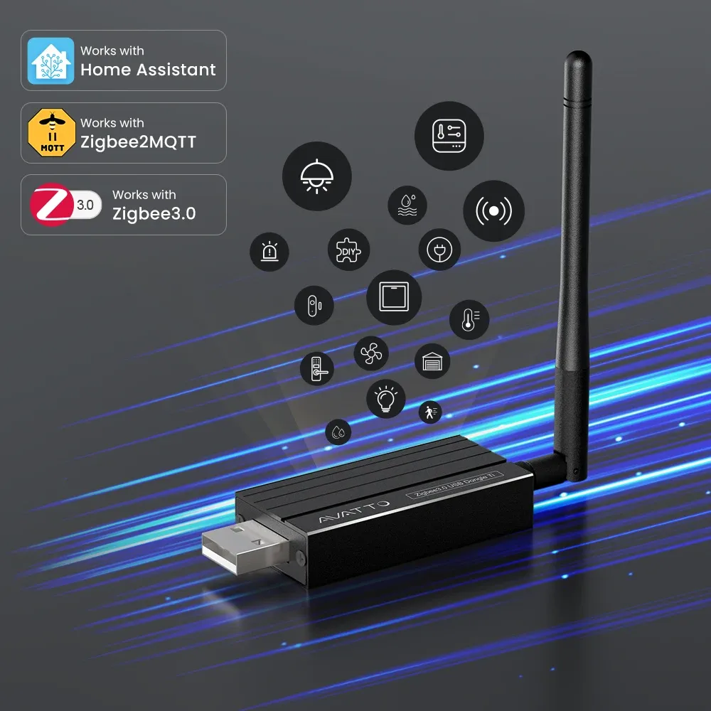 AVATTO Zigbee 3.0 USB 동글 플러스 홈 어시스턴트 허브