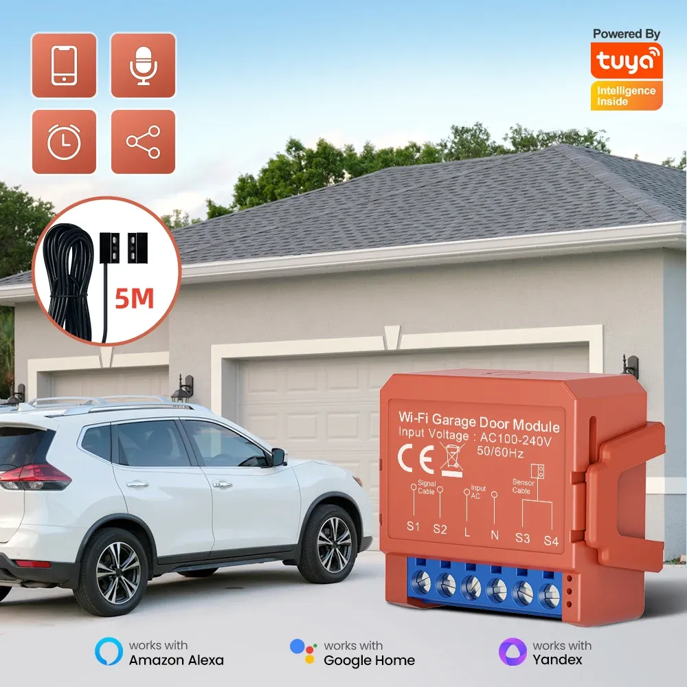 투야 WiFi 스마트 차고문 개폐 스위치 모듈