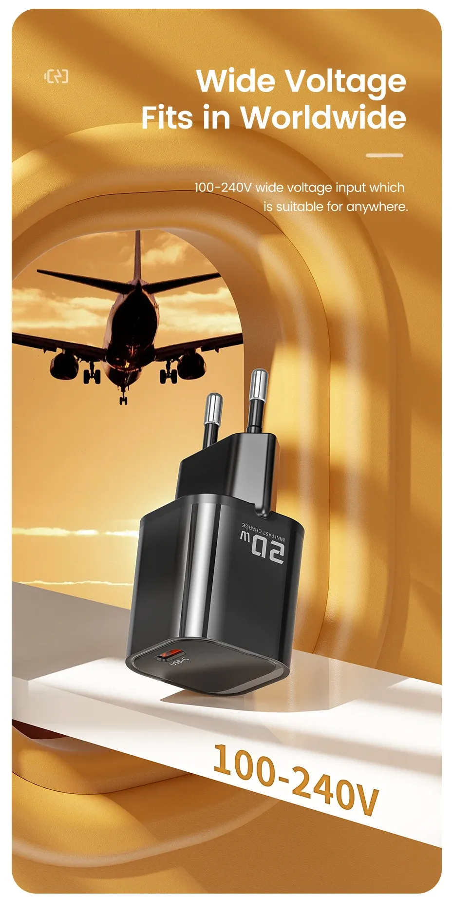 투키 20W GaN USB-C 고속 충전기