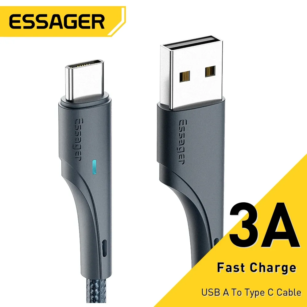 샤오미용 3A 패브릭 USB-C 고속 충전 케이블