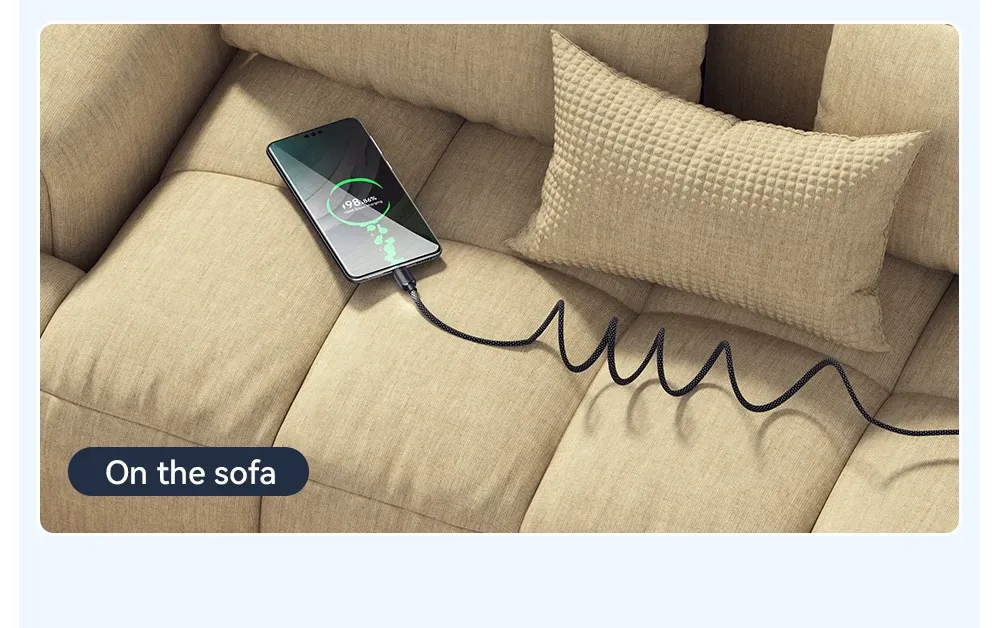 샤오미 자석 흡착형 USB-C to C 고속충전 케이블 100W