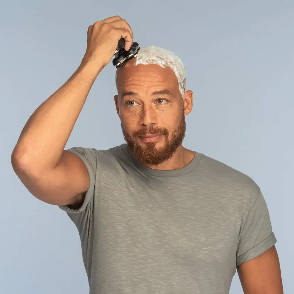 3중 헤드 방수 전기면도기 그루밍 키트