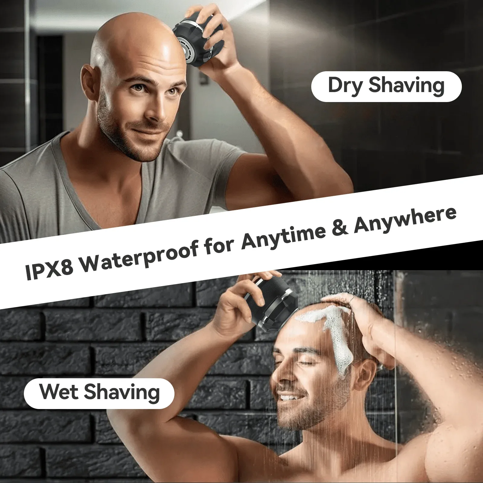 LED 디스플레이 헤드 전기면도기