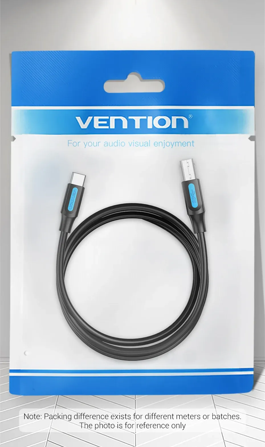 Vention USB-C to USB-B 3.0 고속 연결 케이블